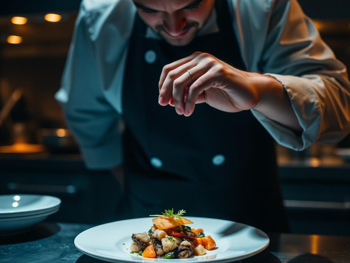 Chef plating